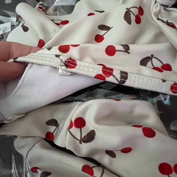 Bikini Bundle! Cherry 🍒 Bandeau Bikini set plus extra top - Picture 4 of 6